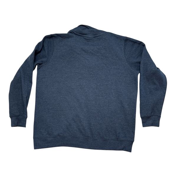 UC DAVIS Shawl Collar Womens Lightweight Sweatshirt Size Large Blue White - Picture 5 of 10